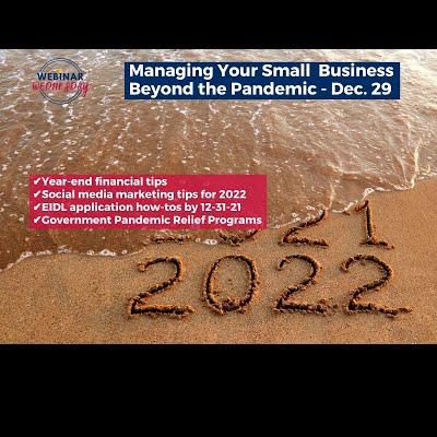 Managing Your Small Business Beyond the Pandemic - Financial & Marketing Tips for Year-End